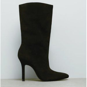 Brand New with tags - Zara Cowboy Suede Boots